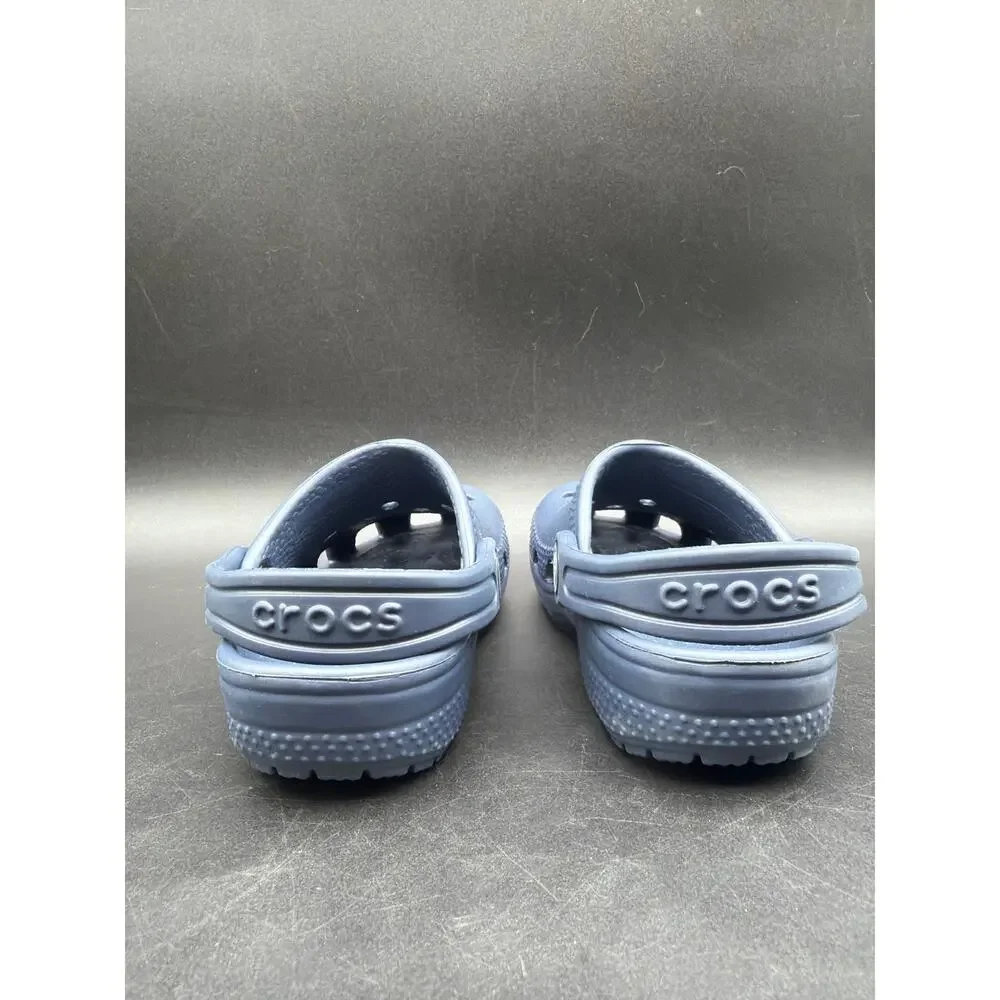 Crocs Kids Classic Clogs Navy Blue C8 Toddler Slip On Water Shoes NWOB